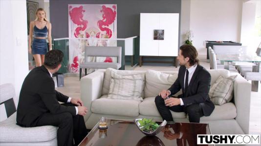 Муж привел друга и подарил жене жаркое двойное проникновение